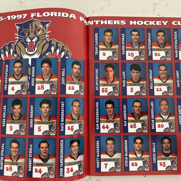 1997 Florida Panthers opening night playoffs program - Picture 2 of 3